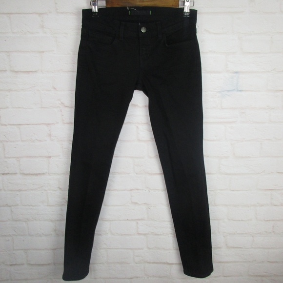 J.Brand size 26 Waist Black Denim Slim Fit Jeans - Picture 4 of 8